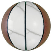 Wit Marmer Basketbal (Verticaal)