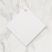 Wit Marmer Bedankjes Labels (Achterkant)