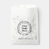 Wit marmer bedankzakje (Voorkant)