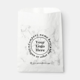 Wit marmer bedankzakje