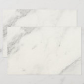 Wit Marmer Briefpapier (Voorkant / Achterkant)
