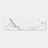 Wit Marmer Bumpersticker (Voorkant)
