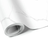 Wit Marmer Cadeaupapier (Rol Hoek)