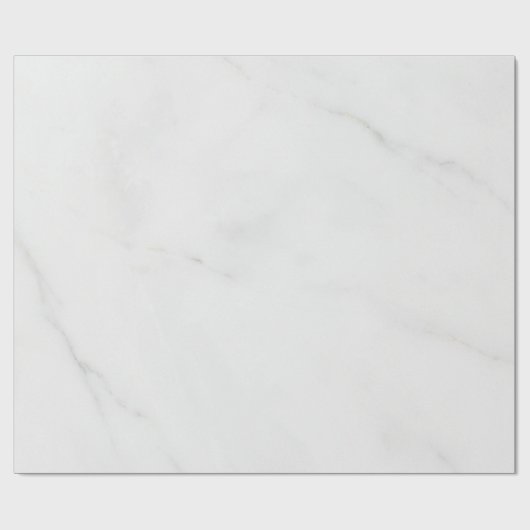 Wit Marmer Cadeaupapier (Vlak)