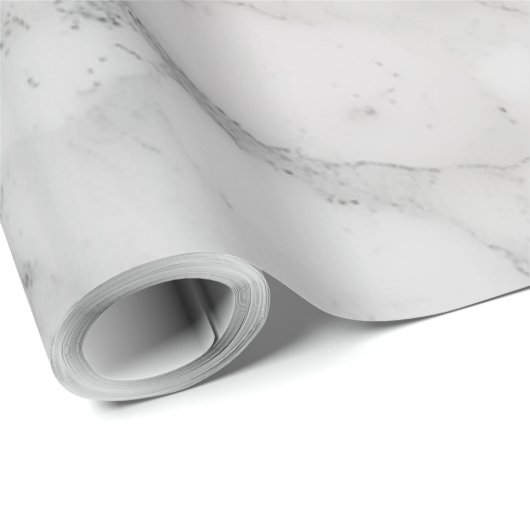 Wit Marmer Cadeaupapier (Rol Hoek)