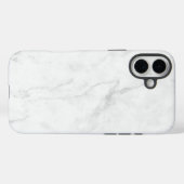 Wit Marmer Case-Mate iPhone Case (Achterkant (horizontaal))