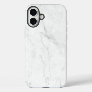Wit Marmer iPhone 16 Plus Hoesje