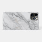 Wit Marmer Case-Mate iPhone Case (Achterkant (horizontaal))
