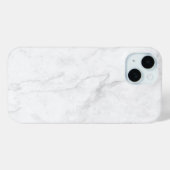 Wit Marmer Case-Mate iPhone Case (Achterkant (horizontaal))