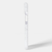 Wit Marmer Case-Mate iPhone Case (Achterkant / Links)