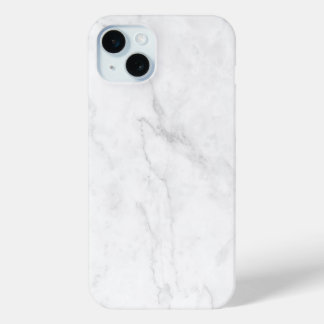 Wit Marmer iPhone 15 Mini Hoesje