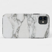 Wit marmer Case-Mate iPhone case (Achterkant (horizontaal))