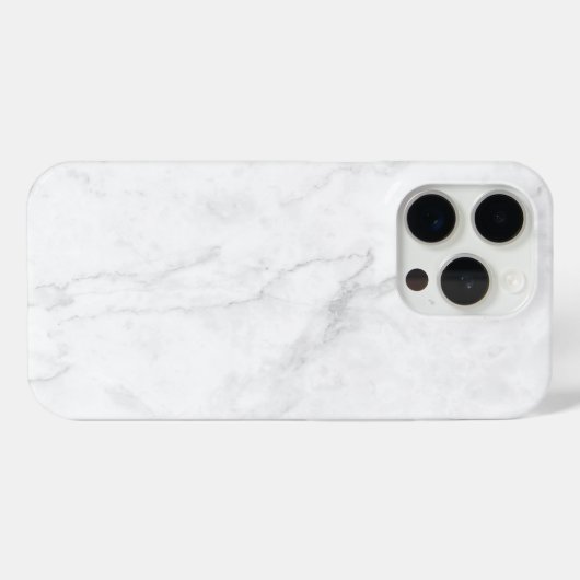 Wit Marmer Case-Mate iPhone Case (Achterkant (horizontaal))