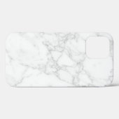 Wit Marmer Case-Mate iPhone Case (Achterkant (horizontaal))