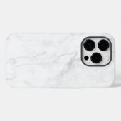 Wit Marmer Case-Mate iPhone Case (Achterkant (horizontaal))