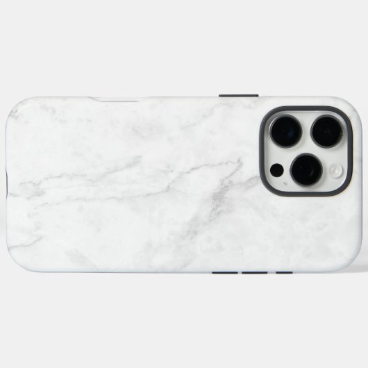 Wit Marmer Case-Mate iPhone Case (Achterkant (horizontaal))