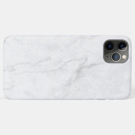Wit Marmer Case-Mate iPhone Case (Achterkant (horizontaal))