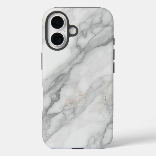 Wit Marmer Case-Mate iPhone Case (Achterkant)