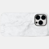 Wit Marmer Case-Mate iPhone Case (Achterkant (horizontaal))