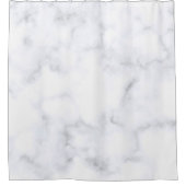 Wit Marmer Douchegordijn (Voorkant)