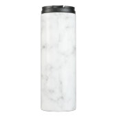 Wit Marmer en Goud Geometrische Vlinder Gooi Pi Thermosbeker (Achterkant)