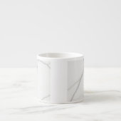 Wit Marmer Espresso Kop (Voorkant)