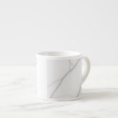 Wit Marmer Espresso Kop (Voorkant rechts)