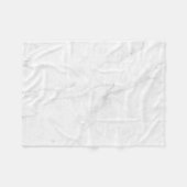 Wit Marmer Fleece Deken (Voorkant (Horizontaal))