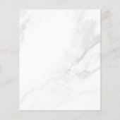 Wit Marmer Flyer (Voorkant)