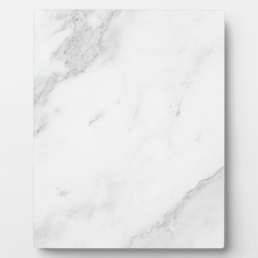 Wit Marmer Fotoplaat (Voorkant)
