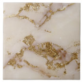 Wit Marmer Glitter ID1171b Tegeltje (Voorkant)