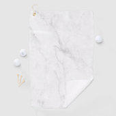 Wit Marmer Golfhanddoek (Insitu)