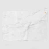 Wit Marmer Golfhanddoek (Horizontaal)