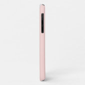 Wit Marmer Gouden Ananas Roze Pastel Monogram Case-Mate iPhone Case (Achterkant/links)