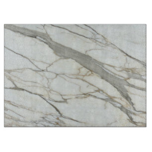 Wit marmer graniet luxe natuurlijke textuur snijplank