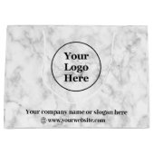 Wit marmer groot cadeauzakje (Voorkant)