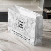 Wit marmer groot cadeauzakje