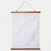 Wit Marmer Hangend Wandkleed (Voorkant)