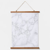 Wit Marmer Hangend Wandkleed (Voorkant)