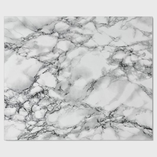 Wit marmer inpakpapier (Vlak)