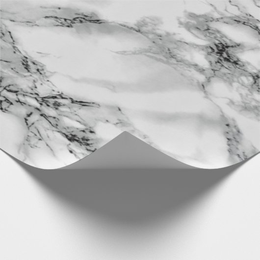 Wit marmer inpakpapier (Hoek)