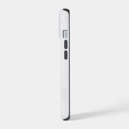 Wit Marmer iPhone 15 Case (Linkerkant)