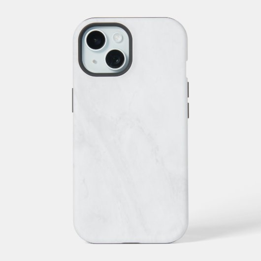 Wit Marmer iPhone 15 Case (Achterkant)
