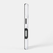Wit Marmer iPhone 16 Hoesje (Rechterkant)
