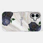 Wit Marmer iPhone Hoesje (Achterkant horizontaal)