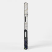 Wit Marmer iPhone Hoesje (Rechterkant)