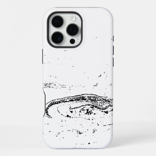 Wit Marmer iPhone Hoesje (Achterkant)
