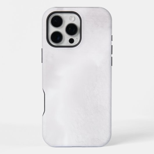 Wit Marmer iPhone Hoesje (Achterkant)
