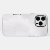 Wit Marmer iPhone Hoesje (Achterkant horizontaal)