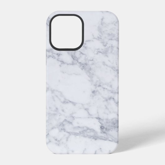 Wit Marmer iPhone Hoesje (Achterkant)